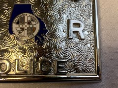 Balto Co Railroad Police Belt Buckle 1.75&Prime; Loop Maryland Railway Service