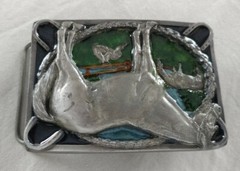 HORSES HORSE SHOES THEMED HORSESHOES FARM ROPE WESTERN BELT BUCKLE