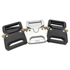 Quick Release Buckle Tactical Belt Buckle Set Zinc Metal Male Belt Silver Buckle