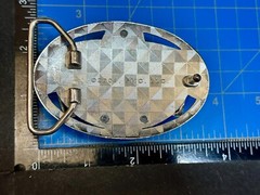 Open Here Practical Beer Lovers Drinkers Bottle Opener Mounted to Belt Buckle