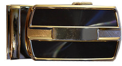 Men’s belt Buckle. self locking belt buckle, Gold and Brown New Belt buckle only
