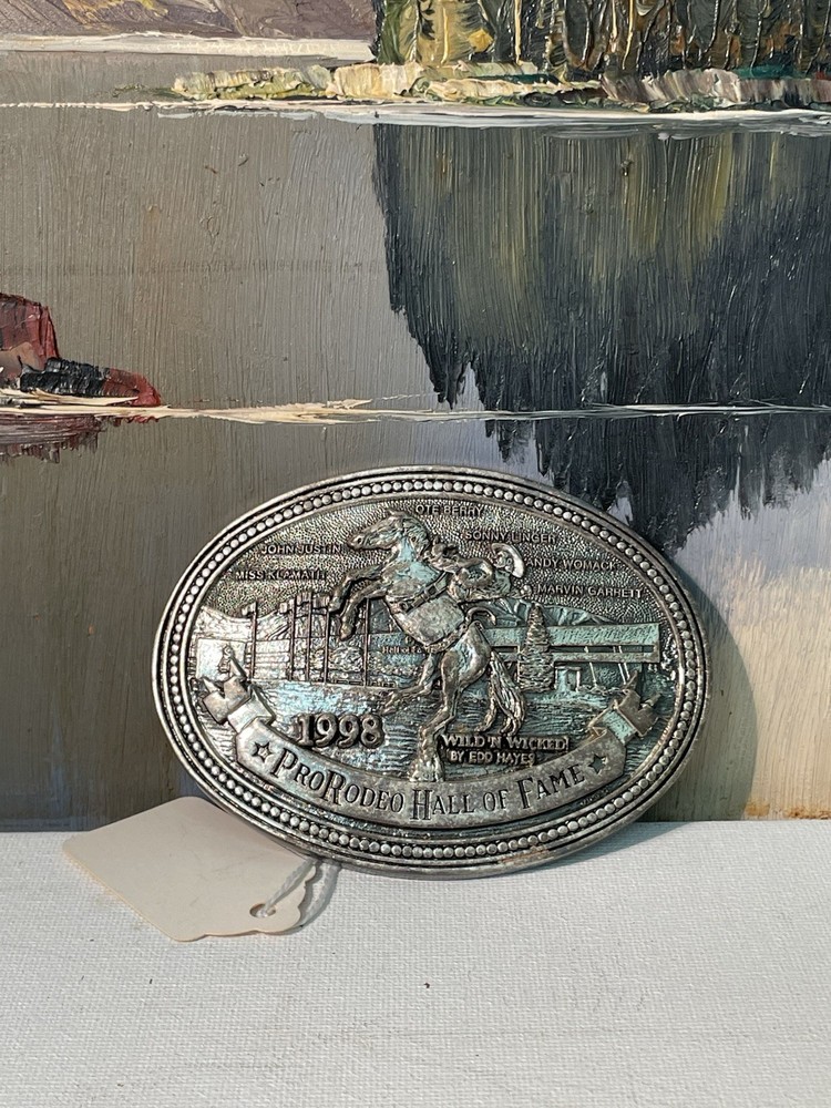 1998 Pro Rodeo Hall of Fame buckle
