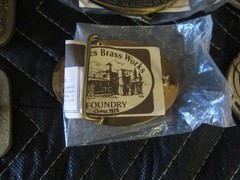 LOT OF 14 belt buckles Chrome BRASS metal Some New Some Old one is not a buckle