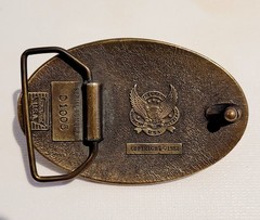 VTG « GRANDPA » BELT BUCKLE 1982-GREAT AMERICAN BUCKLE CO USA-SWIVEL IS 1 7/8&Prime;