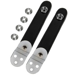 1 Set Universal Durable Cowhide Bellows Buckle with Steel for Accordion Fittings