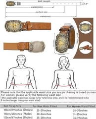 Western Cowboy-Belts for Men Big-Buckle Longhorn-Bull Pu-Leather Rodeo Cowgirl-B