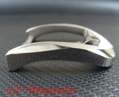 Titanium anti-allergy Tongue Pin Hippie Belt Buckles for 38mm width belt XZ235