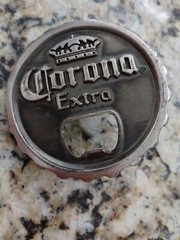 Corona Extra- Belt Buckle Beer Bottle Opener- Metal 3.25&Prime;