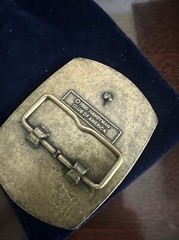 Belt Buckle HANDYMAN CLUB OF AMERICA LIFE MEMBER 1996 Collection Man Cave￼