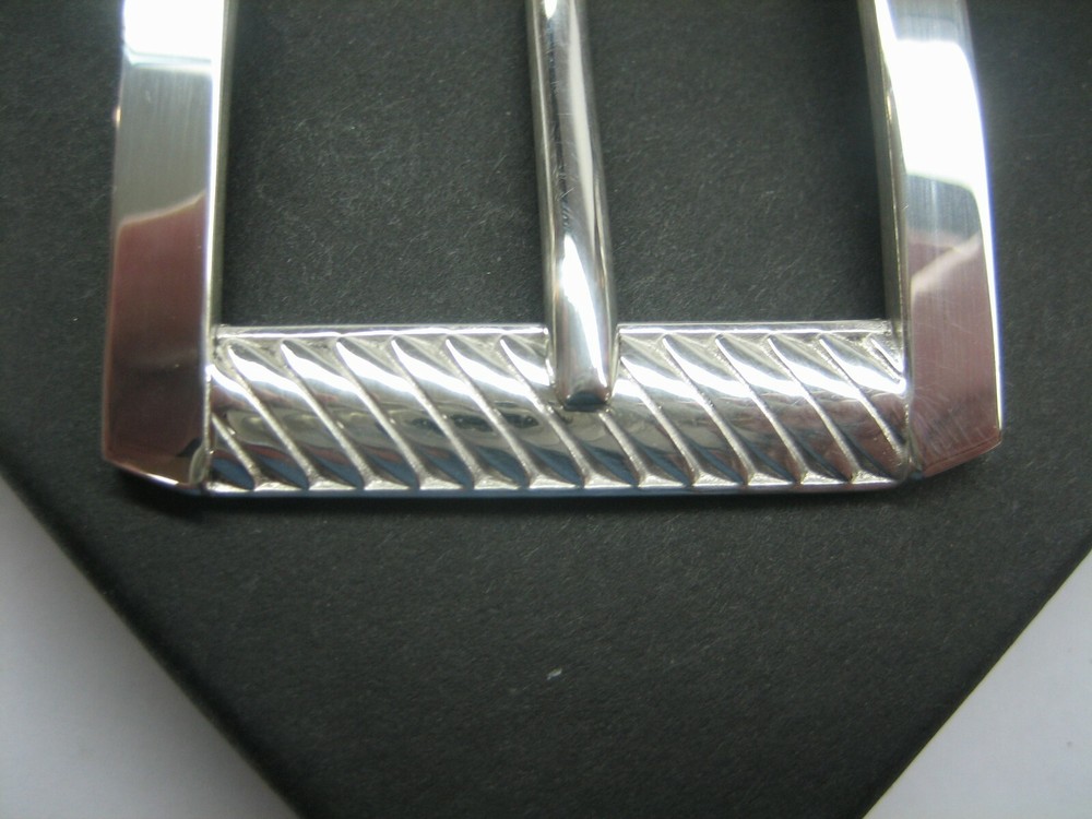 STERLING SILVER 925 BUCKLE AVAILABLE FOR 1&Prime; 1-1/8&Prime; 1-1/4&Prime; 1-3/8&Prime; 1-1/2&Prime; BELTS