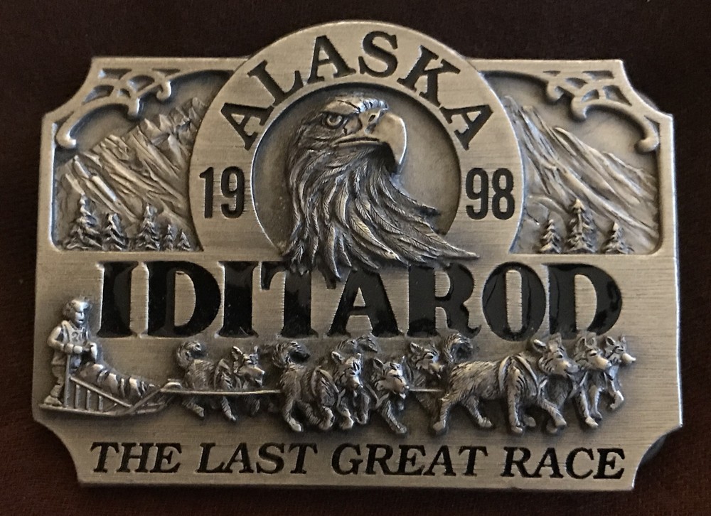 *** Siskiyou Iditarod 1998 Limited Edition Numbered Belt Buckle