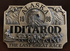 *** Siskiyou Iditarod 1998 Limited Edition Numbered Belt Buckle