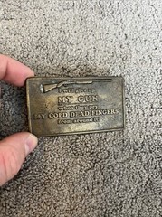 Belt Buckle « I Will Give Up My Gun When They Pry My Cold Dead Fingers NRA