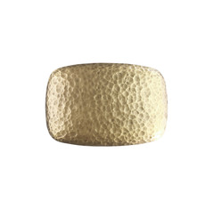 Vintage Bronze Plated Hammer Forged Rectangle Belt Buckle