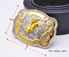 69*50MM Inner 40MM ROCK BULL RIDE RODEO RODEO COWBOY TEXAS WESTERN SHINE BELT BU