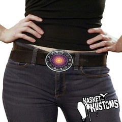 Magic Zodiac Belt Buckle – Astrology Wheel Horoscope Handmade Buckle – 30