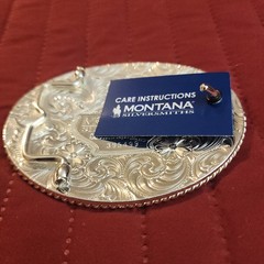 Rare Montana Silversmiths Kyle Railroad 1000 Days Injury Free Belt Buckle