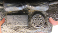 SISKIYOU Buckle Co 1988 Western Arrowhead Buffalo Pewter Belt Buckle Y80 USA