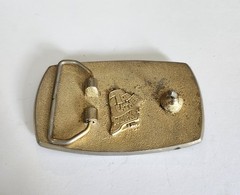 Vintage Pair of Honda Goldwing Motorcycle Belt Buckles Raintree Leather Buckle