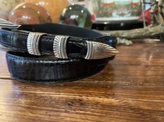 MM Rogers Sterling Silver Belt buckle 1.25-.75 34-36✅