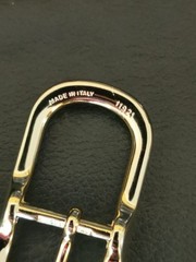 BELT BUCKLES 10993 2.5&Prime;X1&Prime; Gold Plated Made in Italy