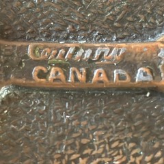 Vintage Century Canada Alaska Moose Belt Buckle Brass Tone Wildlife Souvenir