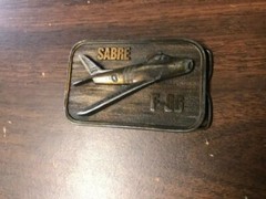 F-86 Sabre Belt Buckle