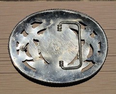 Vintage Alpaca Mexico Belt Buckle – Gold Eagle Two Tone, mens, gift, fashion