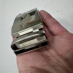 Nexbelt Belt Buckle Silver GRAY Waved Buckle only Ratchet System