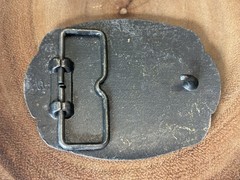 Vtg 1970 Bronze ALASKA Fishing Capital of the World Men&rsquo;s Collector Belt BUCKLE
