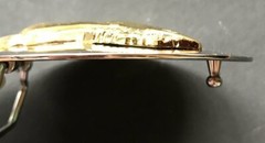 Galloping Golden Horse Equestrian Western Belt Buckle