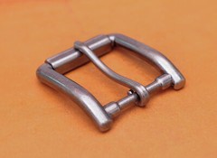Antiqued Silver Single Prong Replacement Roller Belt Buckle Fits 40mm Belt Strap
