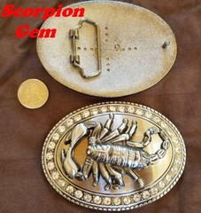 Eagle Scorpion Horse Lion HUGE RODEO BIG COWBOY WESTERN SHINE BELT BUCKLE