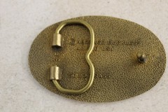 Fire Fighter Buckle Brass