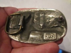 1986 MACHINIST BELT BUCKLE – HEAVY – GW13