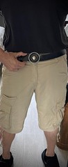 “ Orbital” Buckle Archive OOAK Industrial Round 2.5&Prime; Darren McNeese