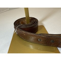 Belt 3-D DDD Belt 42 Brown Embossed Leather Tooled Western Cowhide Silver Buckle