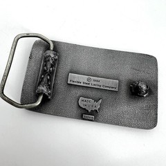 Vintage 1994 FLEXCO Flexible Steel Lacing Company USA Belt Buckle 2&Prime;x3&Prime;