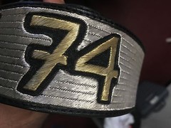 Mens Piteado Belt Hand Made Charro Cowboy