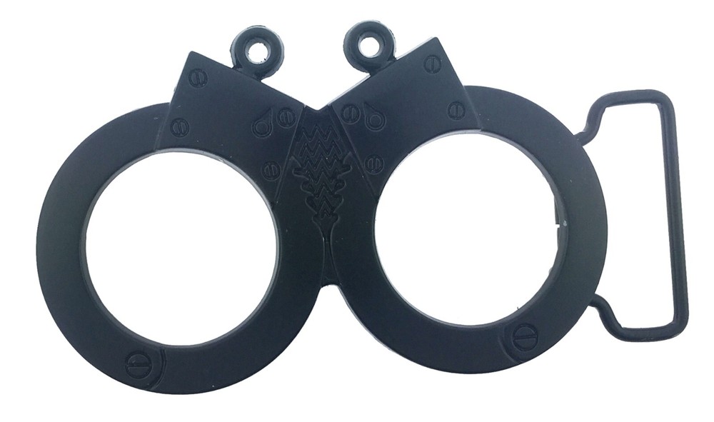 Handcuffs Belt Buckle Hand Cuff Peace Officer Police New Men Prisoners Metal