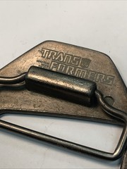 Vintage Transformers Reversible Belt Buckle NO Transformer Buckle Only!