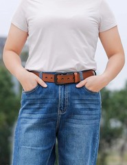 1.5 inch Belt Buckle-Single Prong Square Replacement Buckle for Formal & Casual