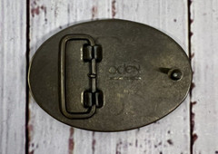 Oden Belt Buckle « Mark » Made in USA Brass Tone Small