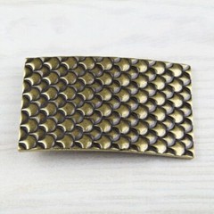 Scales Fish Belt Buckle Brass Interchangeable Buckle GS5145