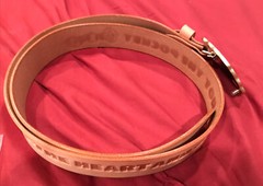 NEW DEAD STOCK GOLD Billionaire Boys Club BBC GOLD XL Helmet BELT & BUCKLE