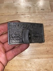 Goodyear Tires Belt Buckle Vintage 1978 Metal Michelin Tire & Rubber Collector
