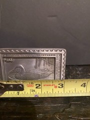 1986 Duck $7.50 Conservation Stamp Belt Buckle By American Legends 2085of 5000