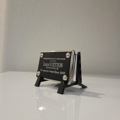 Louis Vuitton Inventeur Belt Buckle Missing Screw Black Silver