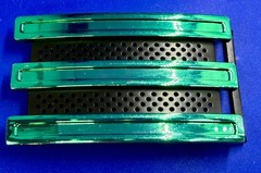 Adidas Golf 3 Stripe Black Green Color Trophy Award Style Sports Belt Buckle