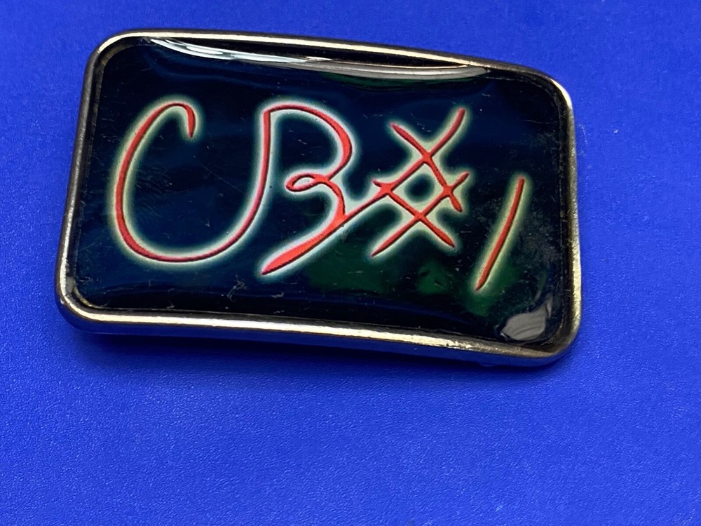 Cb1 Cb #1 Black And Red Color Belt Buckle By La Chik – Canada